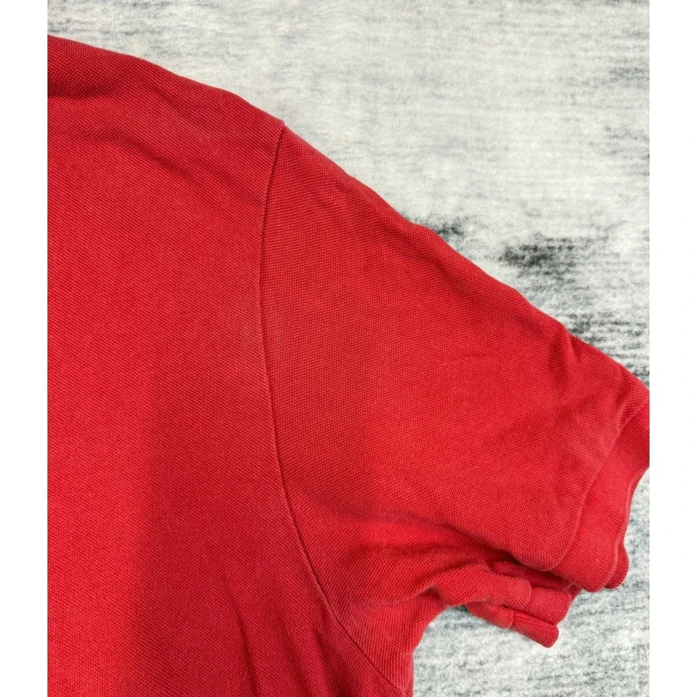 Polo Ralph Lauren Mens XXL Red Short Sleeve Pique Polo Shirt Classic Fit‎ Pony